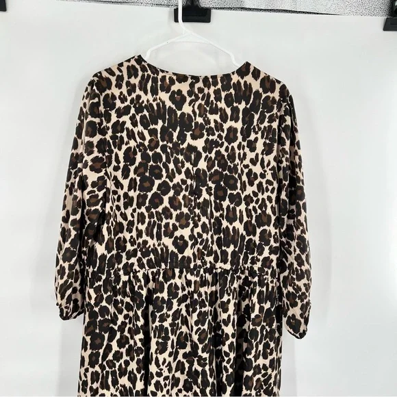 Lane Bryant brown animal print dress size 18 - Picture 5 of 9